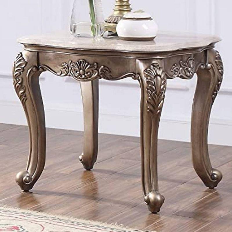 Adams Genuine Marble End Table