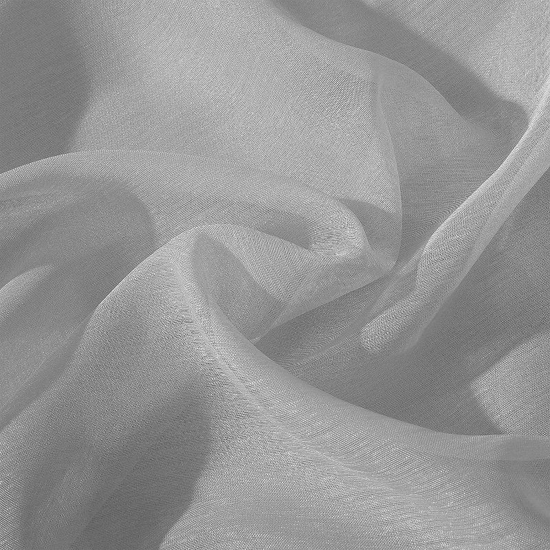 Dainty Home Solid Sheer Curtains for Living Room and Bedroom 110"W x 84"L Window Sheers Window Drapes (Set of 2)