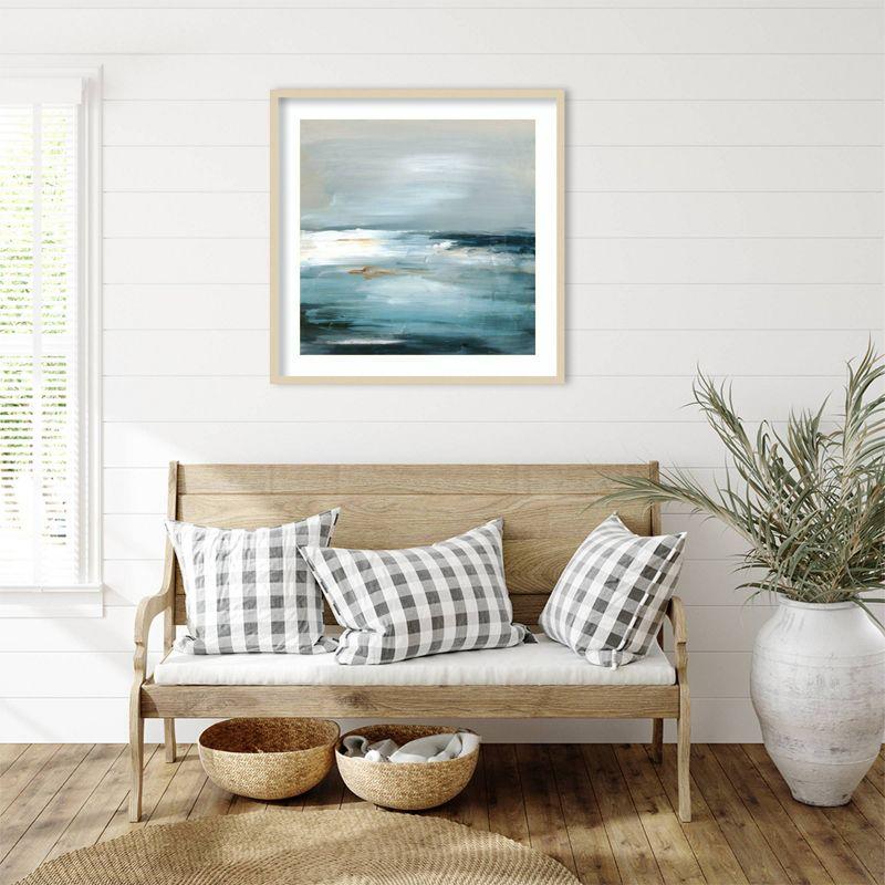 Be Bold II Abstract Seascape Framed Wall Art Print