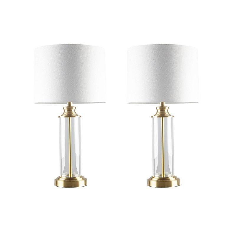 Mercer41 Clarity Cylinder Table Lamp Set of 2