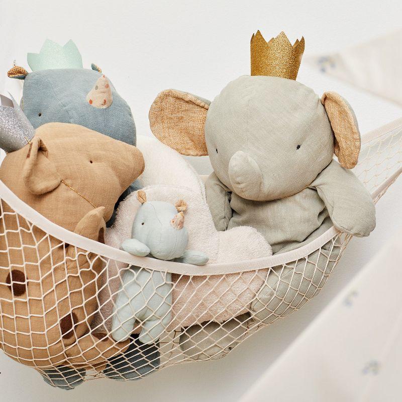 3 Sprouts 3 Sprouts - Toy Hammock for Stuffed Toys with Hooks - Beige