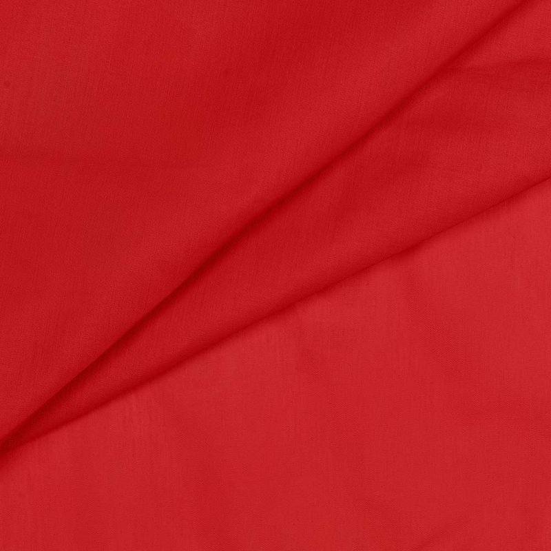 Ellis Stacey 1.5" Rod Pocket High Quality Fabric Solid Color Window Balloon Valance 60"x15" Red