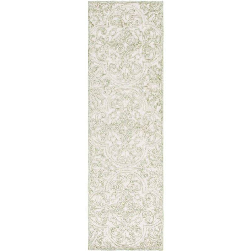 Martha Stewart Rugs Msr Trace Martha Stewart Hand Tufted Wool And Cotton With Latex Damask Rug