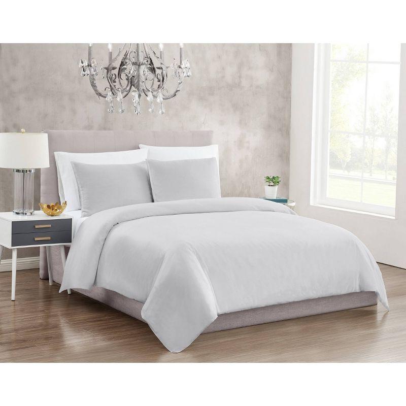 300 Thread Count Cotton Sateen Duvet Set - Christian Siriano NY