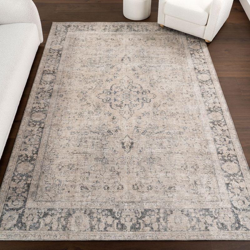 Nuloom Hillstone Collection Traditional Vintage Medallion Indoor Area Rug