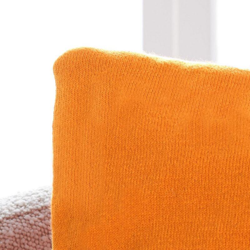 Hello Autumn Pillow - Orange/Natural - 18"x18" - Safavieh