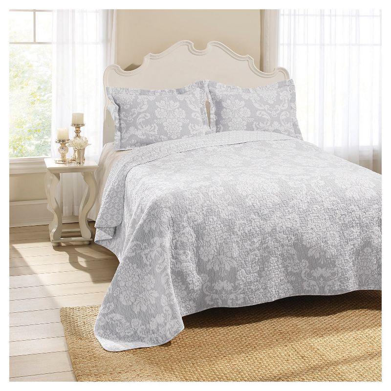 Laura Ashley Venetia Reversible Cotton Quilt Set