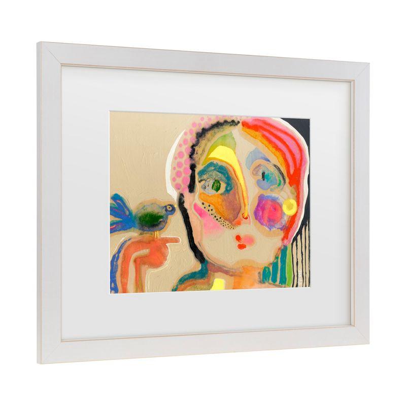 Wyanne 'The Talker' Framed Art with White Mat