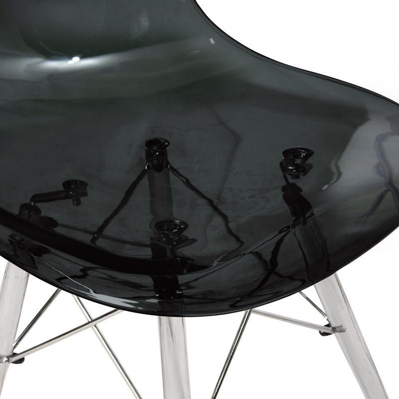 George Oliver Karen Modern Dining Side Chair with Acrylic Base (Set of 2)