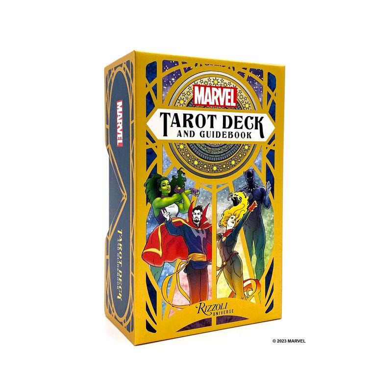 Marvel Tarot Deck and Guidebook with Iconic Heroes and Villains