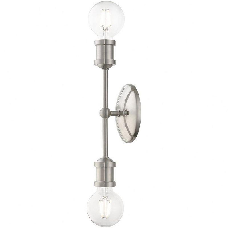 Livex Lighting Lansdale 2 - Light Vanity in  Brushed Nickel