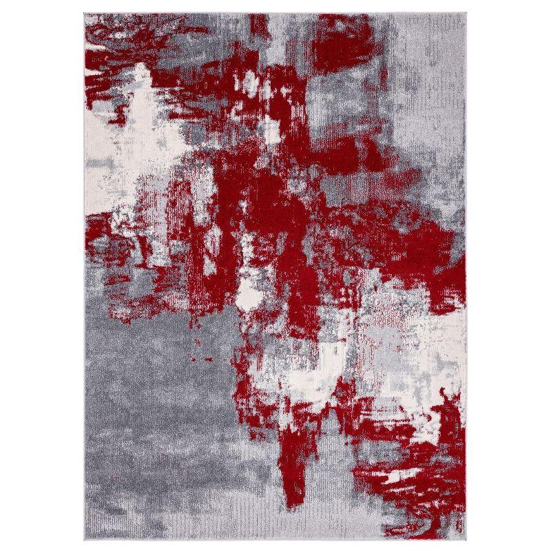 Luxe Weavers Abstract Distressed Area Rug