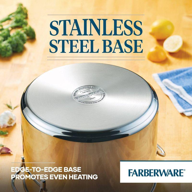 Farberware Classic 16-Quart Stainless Steel Induction Stockpot with Lid