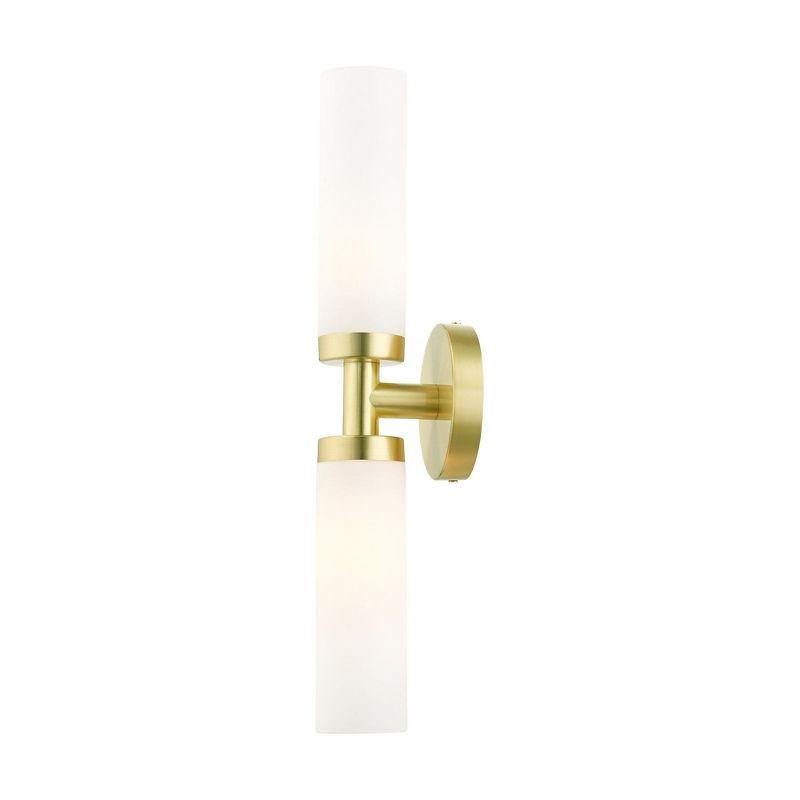 Livex Lighting Aero 2 - Light Vanity in  Satin Brass