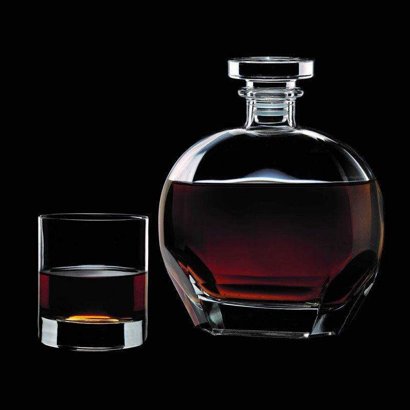 Luigi Bormioli Classico Glass Whiskey Decanter and Glass Set