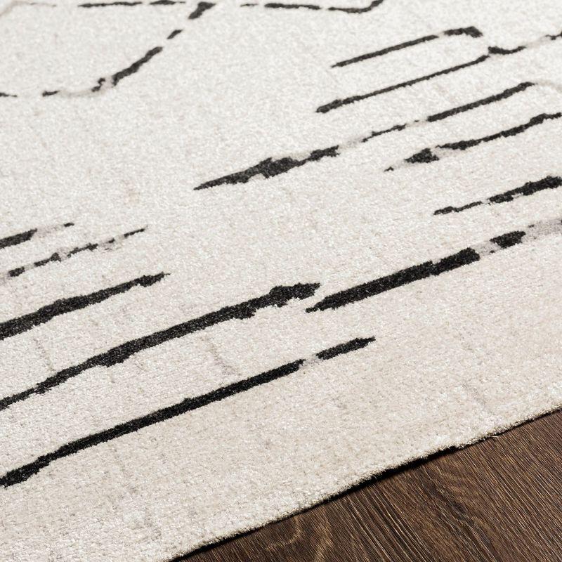 Mark & Day Waveland Washable Woven Indoor Area Rugs Cream