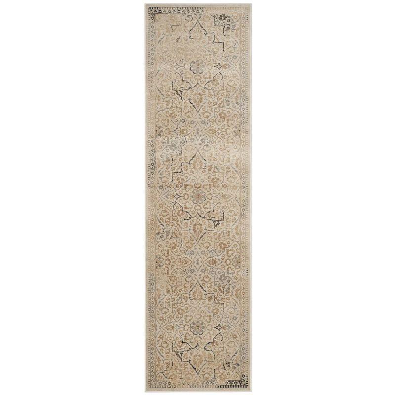 Vintage VTG175 Power Loomed Indoor Runner Rug - Creme - 2'2"x8' - Safavieh.