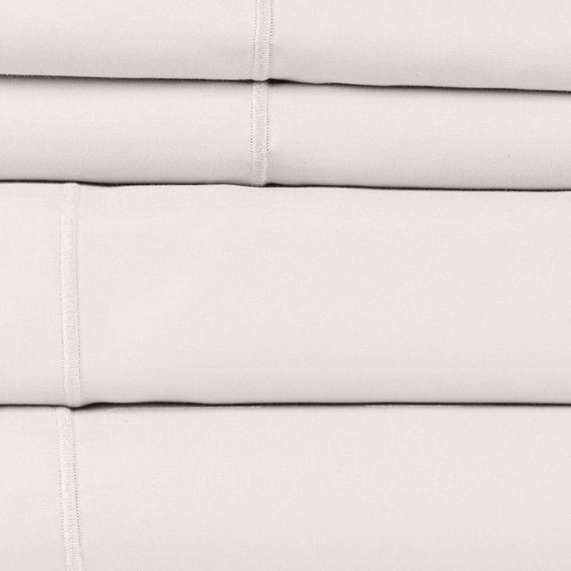 Hotel Concepts 500 Thread Count Sateen Sheet - 4 Piece Set - Ash