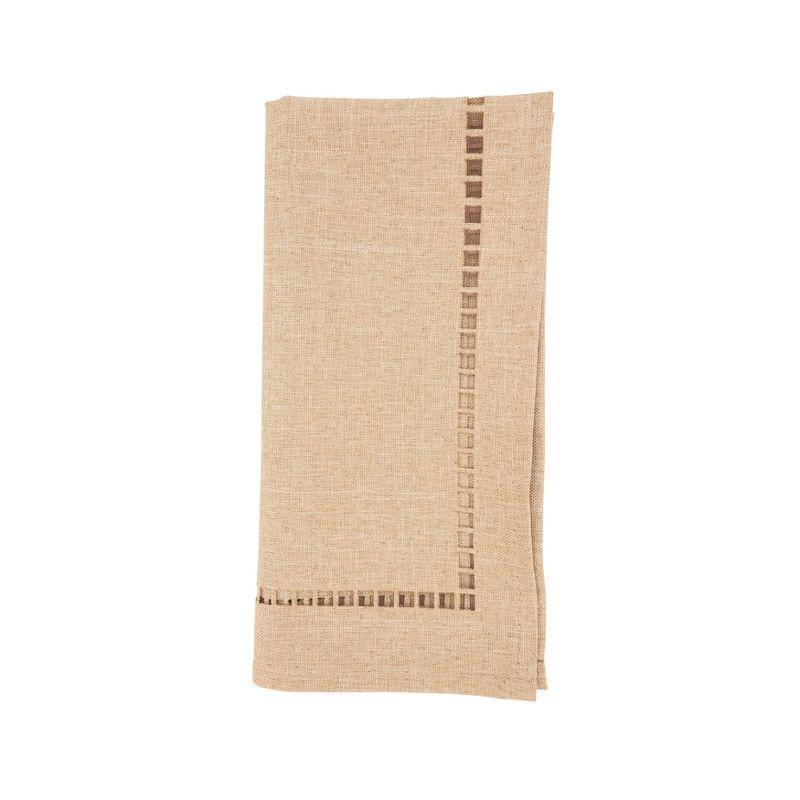 Saro Lifestyle Laser-Cut Hemstitch Napkin (Set of 4)