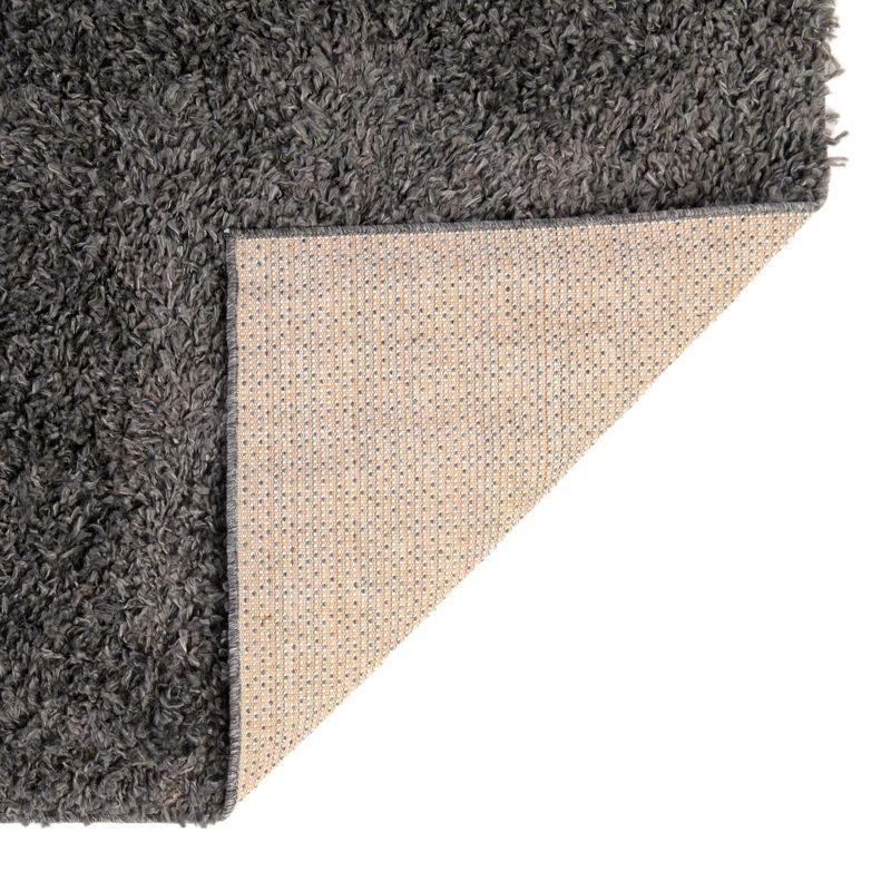 Unique Loom 3' 3 x 5' 3 Davos Shag Peppercorn Area Rug