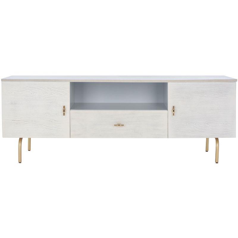 Genevieve Media Stand - Grey/White Washed - Safavieh