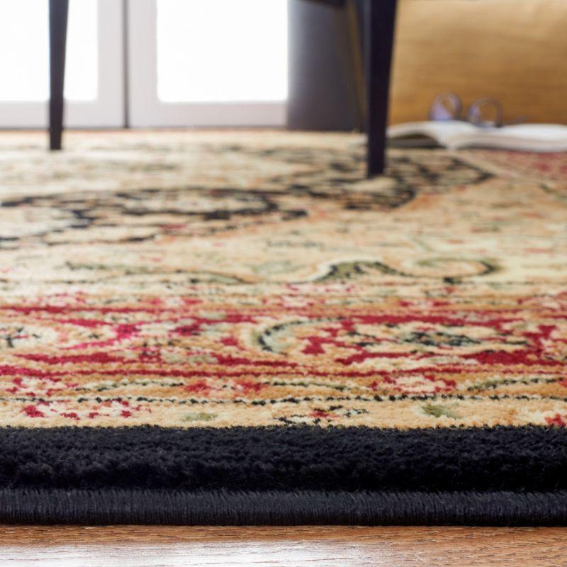 Lyndhurst Heriz LNH330 Power Loomed Area Rug - Black/Red - 6'x9' - Safavieh