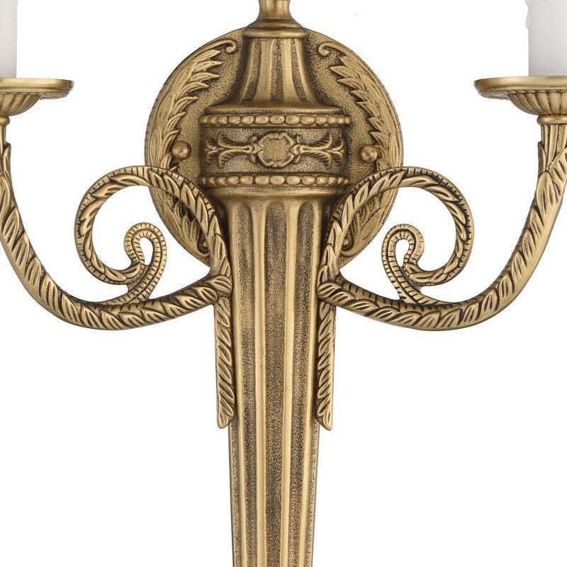 Crystorama Lighting Cast Brass Wall Mount 2 - Light Sconce in  Matte Brass