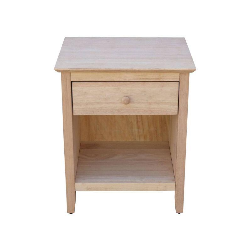 19.5" Nightstand Unfinished - International Concepts