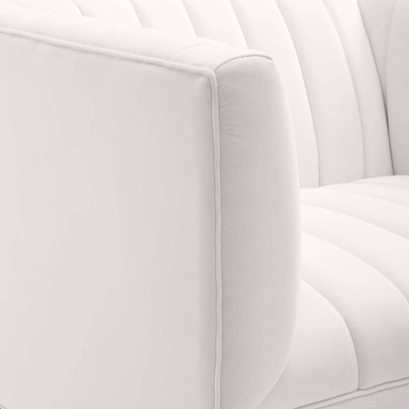 Modway Shift Channel Tufted Performance Velvet Armchair