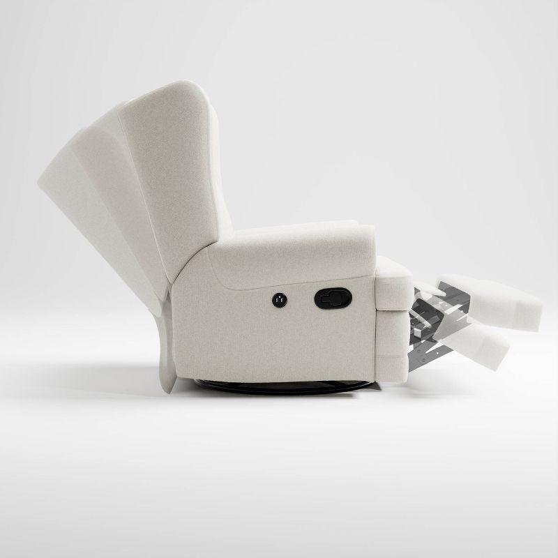 Serenity Swivel Reclining Glider with USB