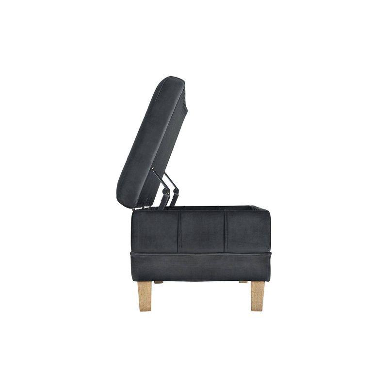 Gloria Velvet Ottoman
