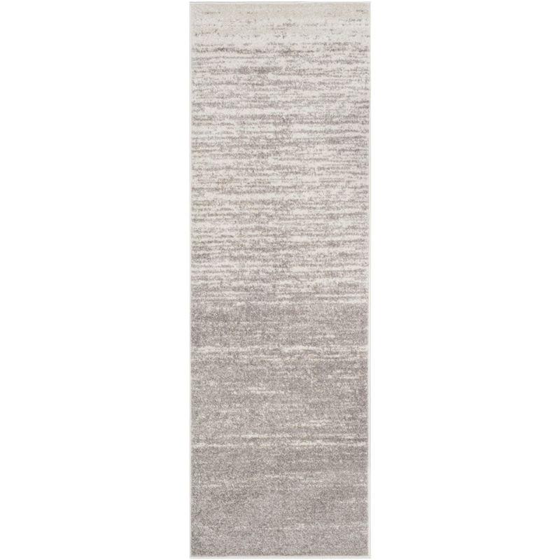 Adirondack ADR113 Machine Made Indoor Runner - Light Grey/Grey - 2'-6"x6' - Safavieh