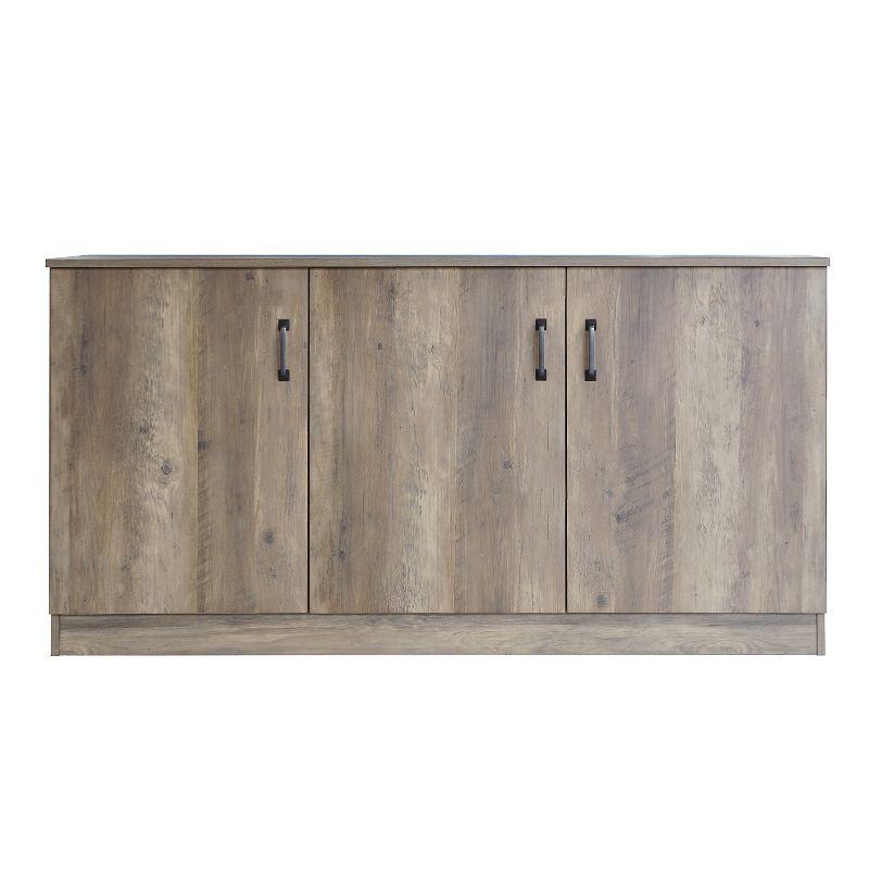 Saint Birch Alaska 3-Door Credenza Storage Cabinet