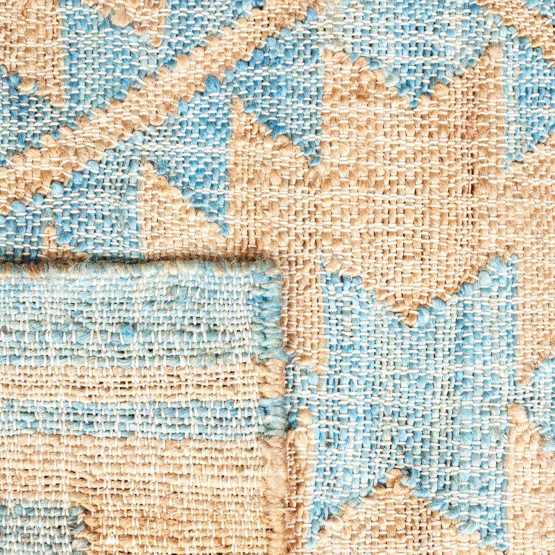Kilim KLM757 Hand Woven Area Rug - Blue/Natural - 7'x7' - Safavieh.