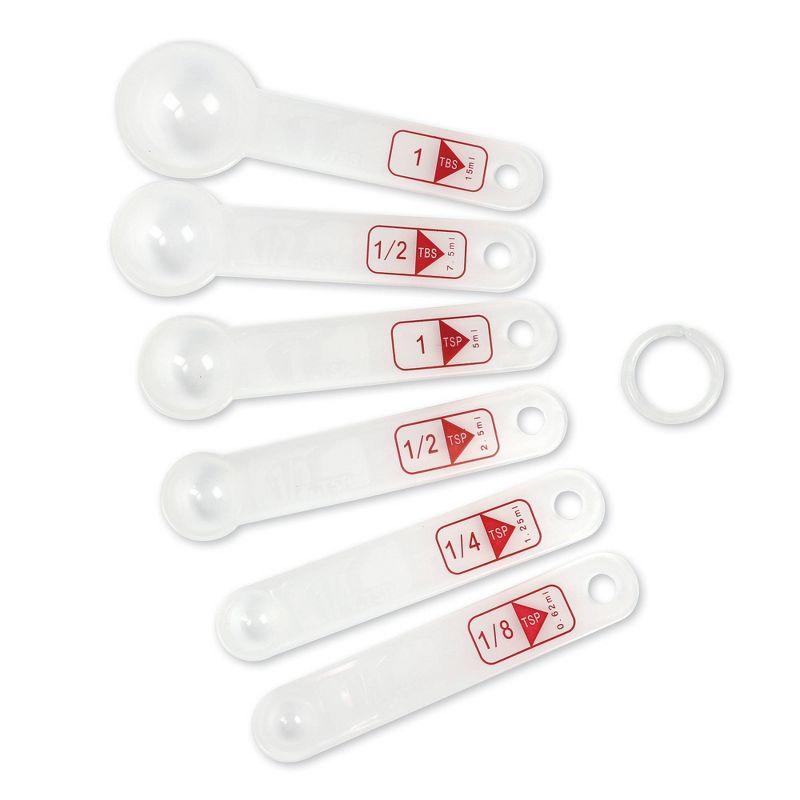 Learning Resources Set of 6 Measuring Spoons: Plastic Teaching Aid for Kindergarten, No Choking Hazard, Ages 5+