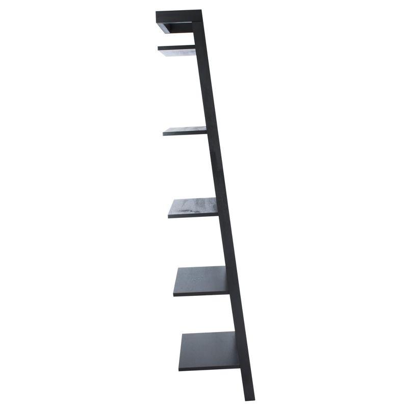 Yassi 5 Tier Leaning Etagere - ETG9403 - Black - Safavieh