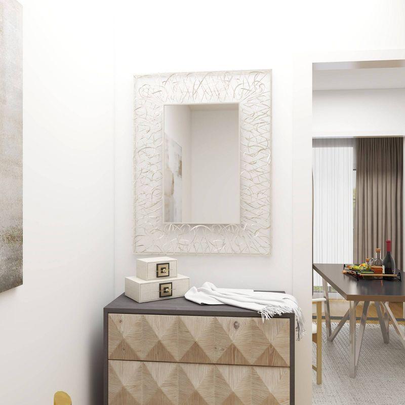 Kylee Metal Rectangle Wall Mirror