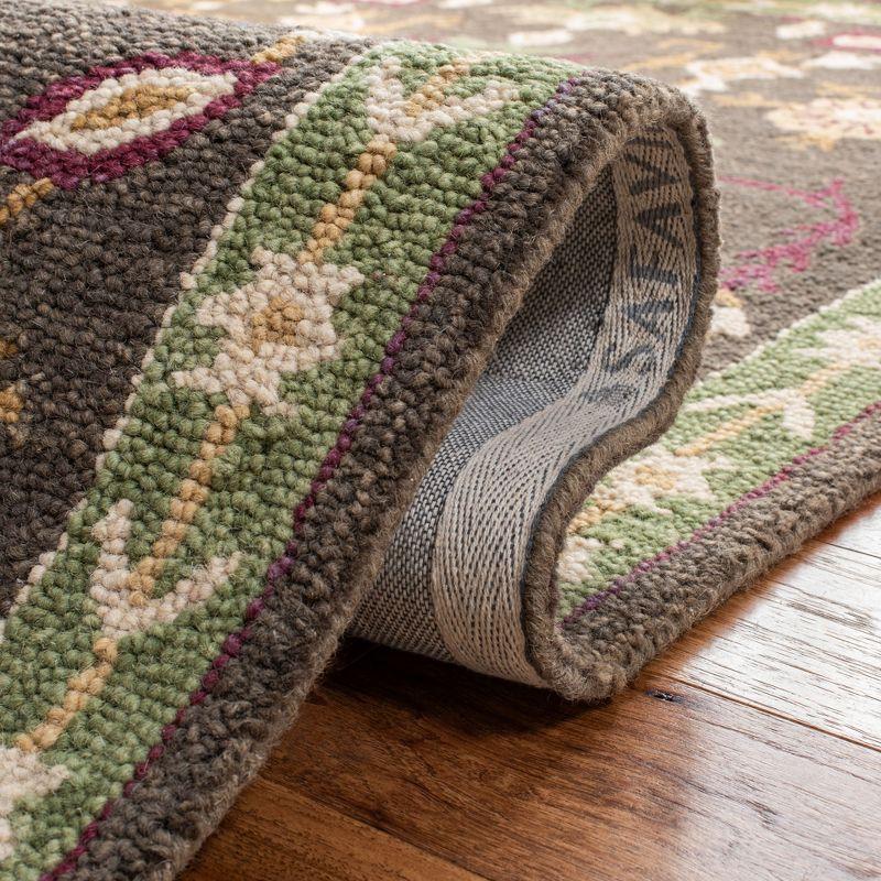 Roslyn ROS535 Hand Tufted Area Rug - Sage/Ivory - 4'x6' - Safavieh.