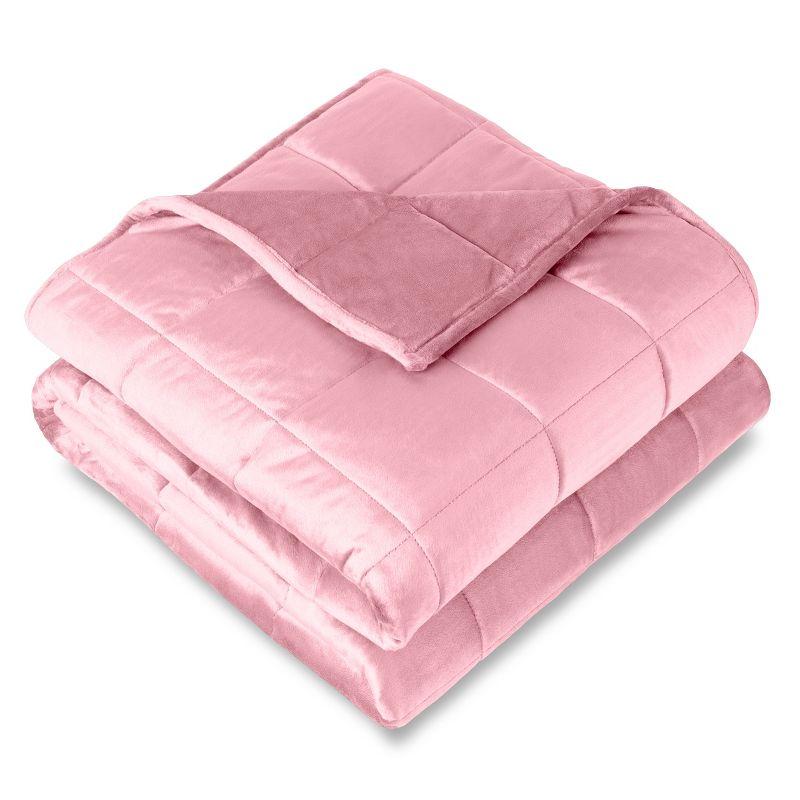 Bare Home Minky Fleece Weighted Blanket