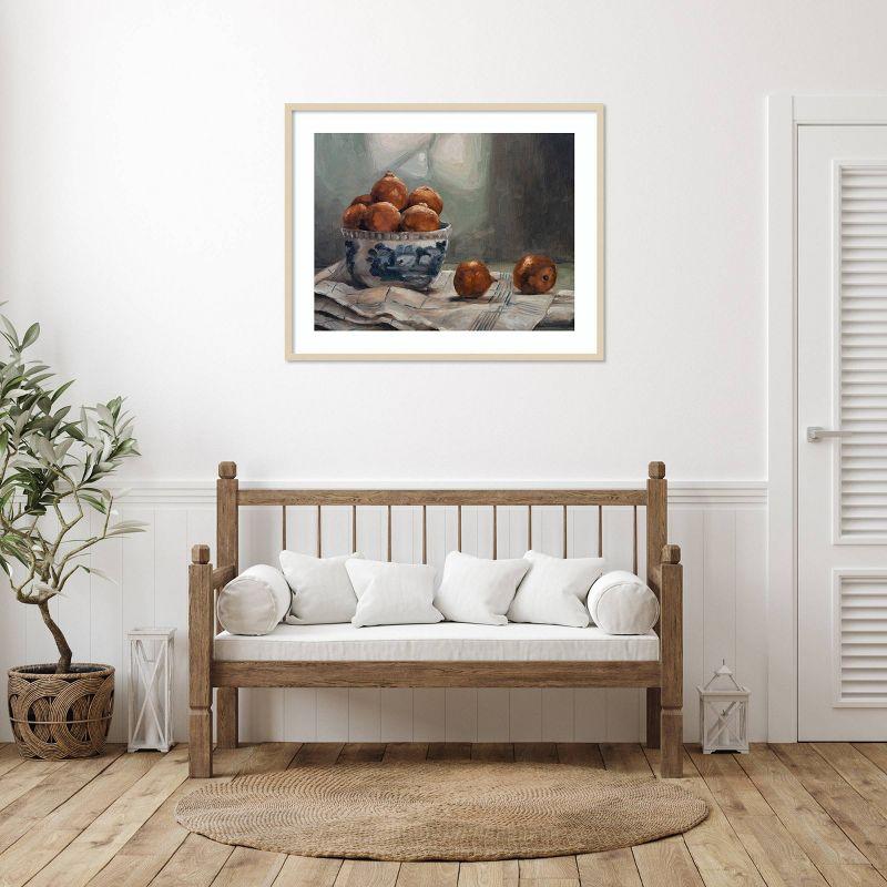 Classical Still-Life Fruit Bowl Framed Wall Art Print