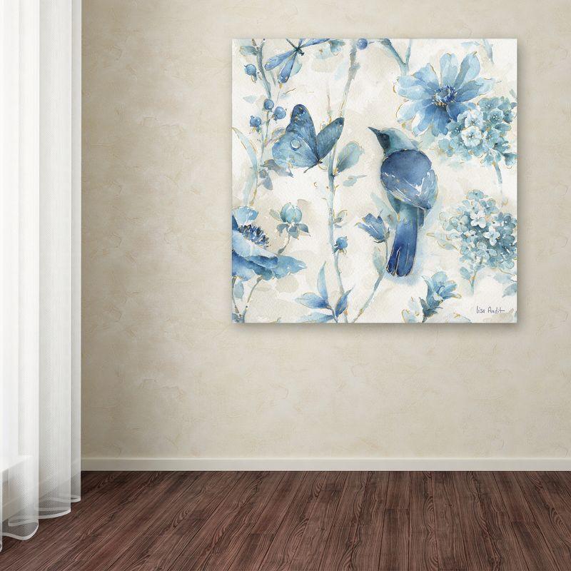 Lisa Audit 'Indigold XII' Canvas Art - 35x35