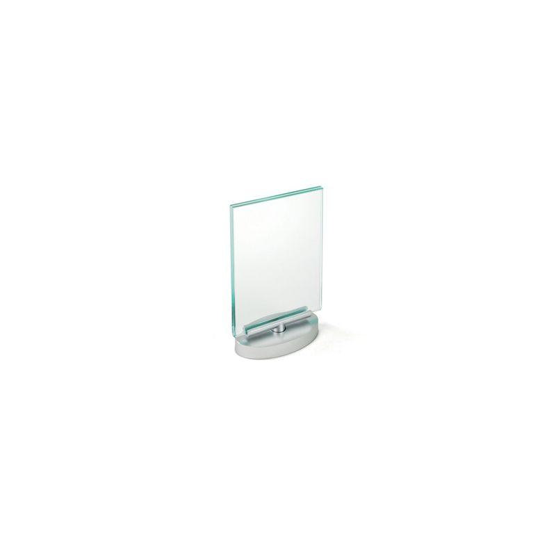 Azar Displays Two-Sided Revolving Acrylic Sign Holder Frame 4"W X 6"H, 2-Pack (Set of 2)