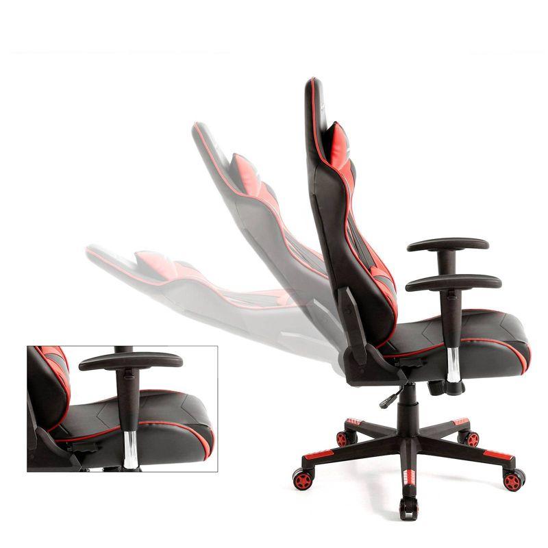 Gaming Office Chair PU Leather with Adjustable Headrest and Lumbar Pillow - GTRACING