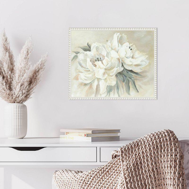 Amanti Art 20"x16" Soft Bouquet by Patricia Pinto Framed Canvas Wall Art Print: Modern Style, Bedroom Decor, Horizontal Display