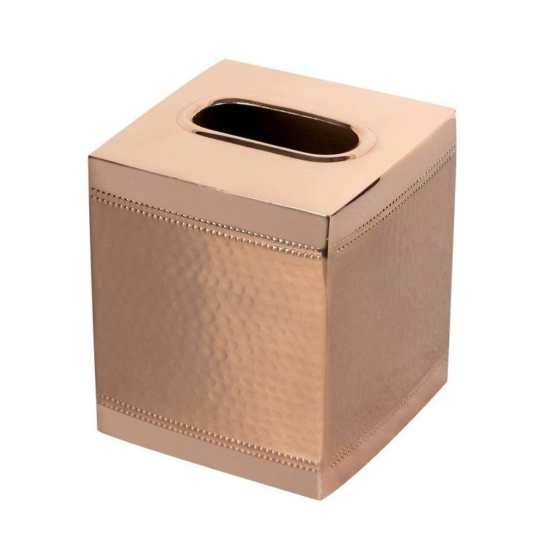 Hudson Copper Stainless Steel Boutique Tissue Box Cover