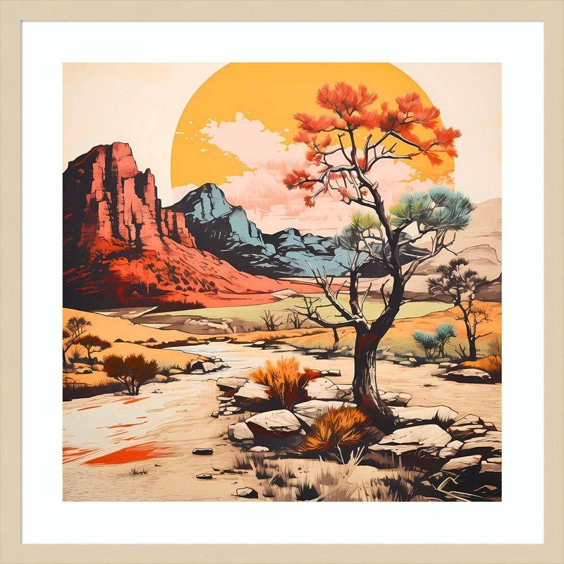 Walker Noble The Desert Path V Framed Graphic Art Print