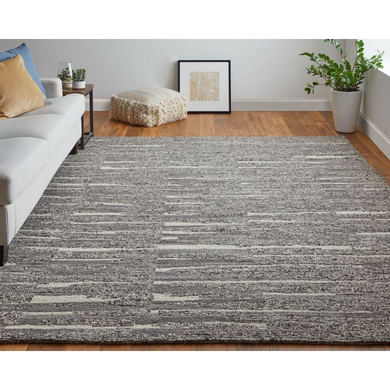 Navaro Modern Abstract Gray/Taupe/Ivory Area Rug