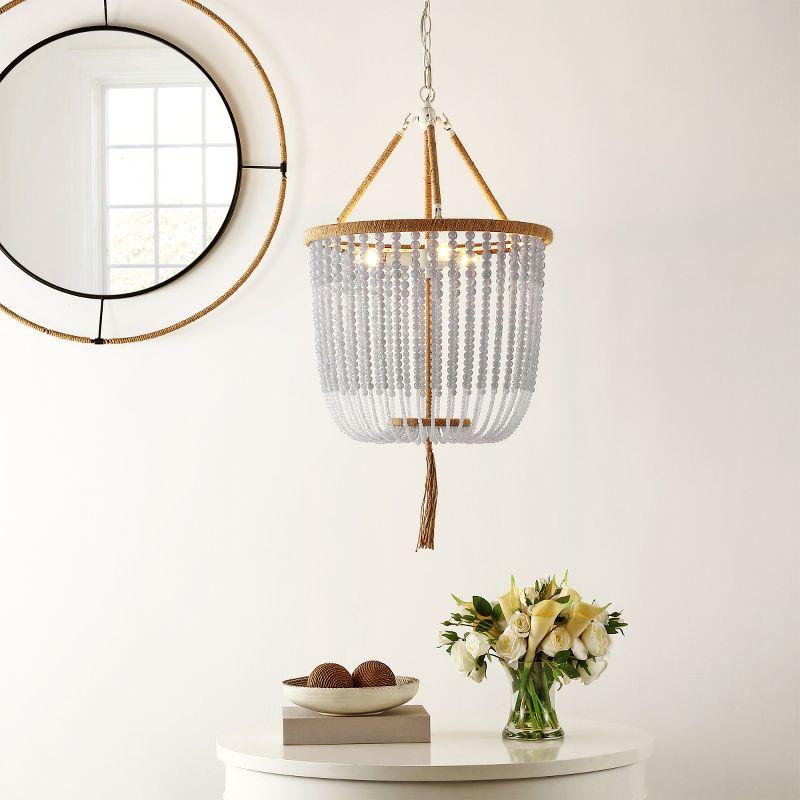Angie Beads Pendant Lamp - LIT4476 - Blue - Safavieh