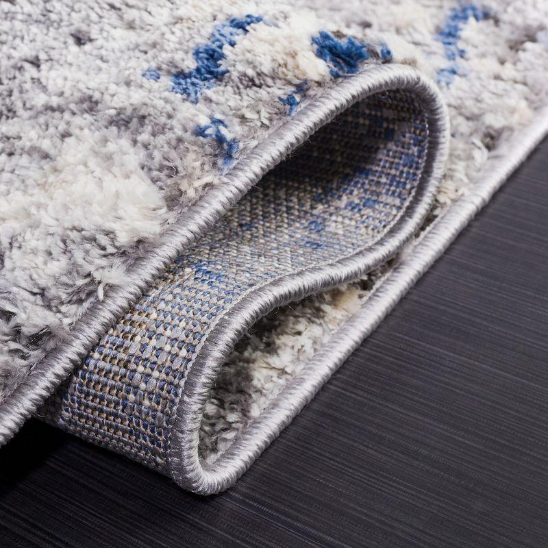 Petra PTA108 Power Loomed Indoor Area Rug - 5'3"x7'7" - Light Grey/Light Beige - Safavieh