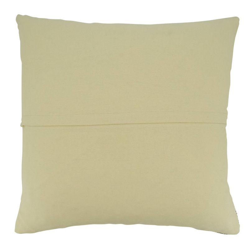 Striped Cotton Throw Pillow